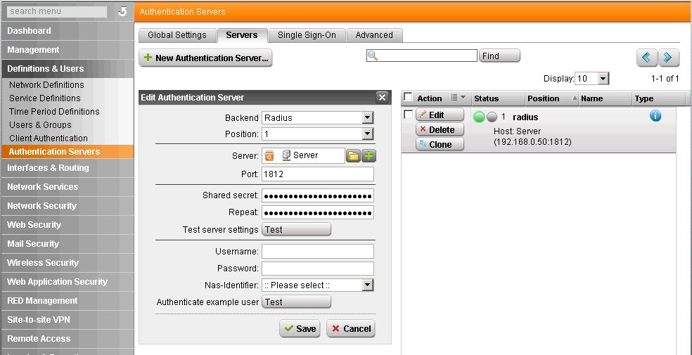 ASTARO – Adding Win 2k3 as a Authentication server
